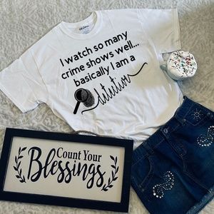 Crime Show Detective custom Tshirt